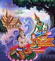 Temple Painting by Asienreisender
